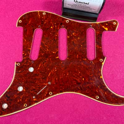 General Vintage Tone 1969’ Nitrate celluloid pickguard for Stratocaster 4 ply Celluloid nitrate / Carey NOS image 1