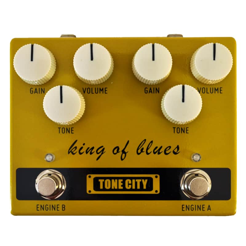 Tone City King of Blues Dual Channel Guitar Overdrive Fast, Fast U.S. Shipping No Overseas wait time image 1