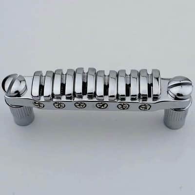 In Chrome Ibanez Gibraltar III Guitar Bridge For Ibanez Artcore, AWD, FWD Series image 1