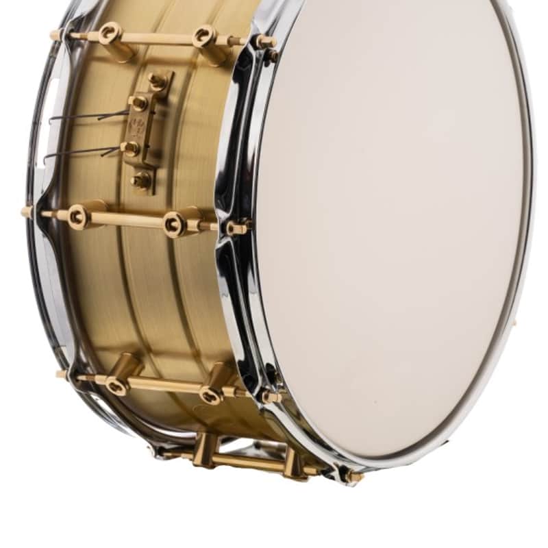 Current SCHAGERL Beaver Snare Drum 14″x6,5 brass, raw Brass