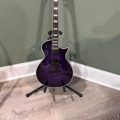 ESP LTD EC-1000 2022 - Present - See Thru Purple Sunburst image 1