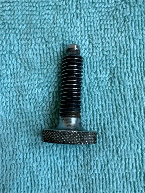 Ludwig Vintage Drum Throne Height Adjustment Screw - Porto Seat - Lot #2 70s - Chrome image 1