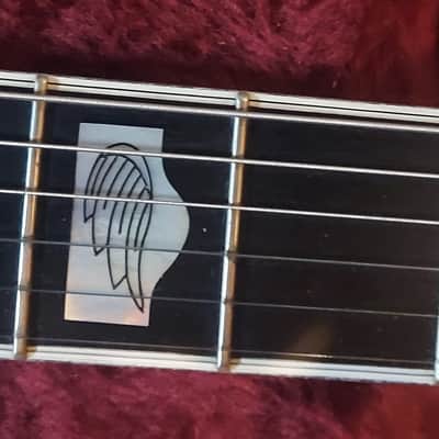 Gretsch Silver Falcon 1970s-1990s - Black w/pinstriping image 5