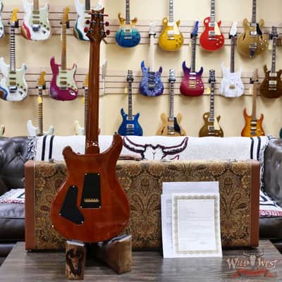 Paul Reed Smith PRS Private Stock #11315 Custom 24 Flame Maple Top Madagascar Rosewood Fingerboard Blood Red Glow 7.80 lbs image 9