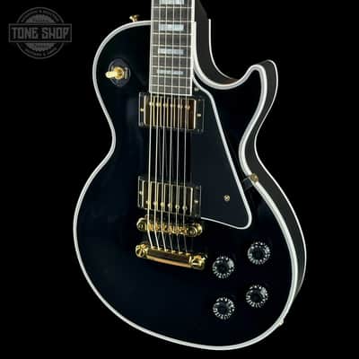 Gibson Custom Les Paul Custom Long Scale Ebony w/case CS601316 image 5