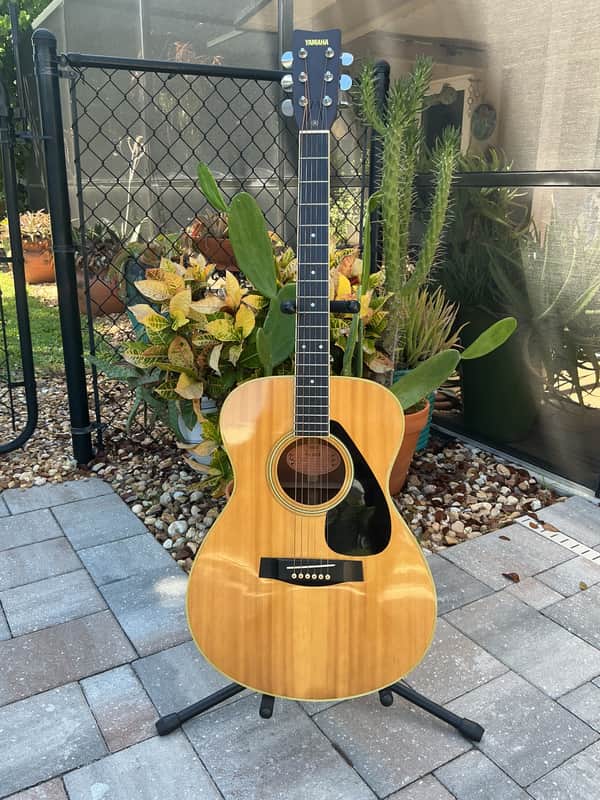 Yamaha FG-202B Folk Guitar Natural | Reverb