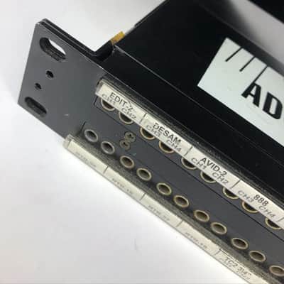 ADC 96 Bantam TT patchbay connected to ADC UP-96NMKII PPC RACKMOUNT PATCHBAY 3 image 2
