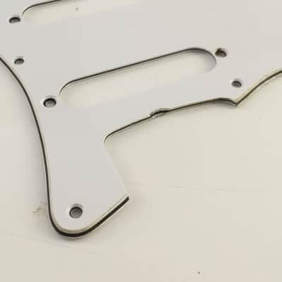 Vintage Spec Fender Old Style Guitar Lefty Strat Pickguard 3-ply Aged Relic 62RI image 6