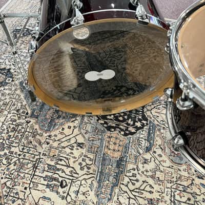 Premier Gen-X 4-Piece Drum Set - Maroon (18x22 / 8x10 / 9x12 / 11x14) image 9