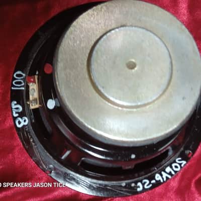 8" WOOFER BOSTON ACOUSTICS HIGH POWER PROTOTYPE 8 OHM 100 WATT BUTYLENE RUBBER HALF ROLL SURROUND! image 1