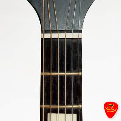 1960s Silvertone 658 “Tuxedo” Archtop Acoustic Guitar by Kay – “The Wolf” image 7