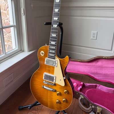 2026 Gibson Custom Shop Les Paul Standard ‘59 Reissue R9 VOS 7.9 lbs - Dirty Lemon Burst image 3