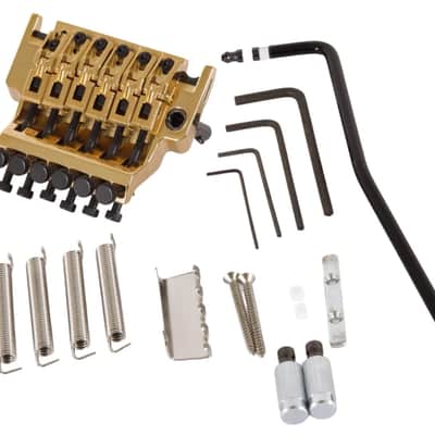 Ibanez EDGE Guitar Tremolo Bridge with 31mm Block, 2ED1R31G - GOLD image 1