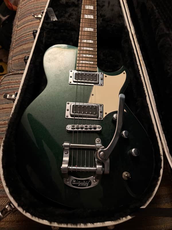 Reverend Contender RB 2022 - Metallic Emerald Green with Hardshell Case image 1