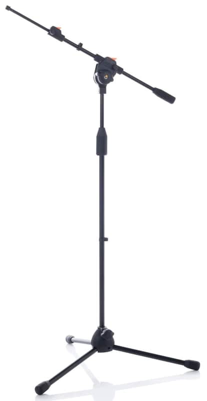ASTA MICROFONICA PROFESSIONALE  BESPECO MSF10 pulsante arancione image 1