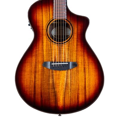 Breedlove Pursuit Exotic S Concert Edgeburst CE Acoustic-Electric Guitar - Koa image 1
