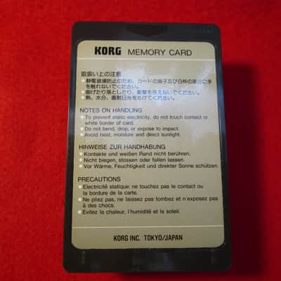 KORG M1 PCM Program Cards MSC-03 / MPC-03 "DRUMS 1" Tested Expedited Free shipping image 5