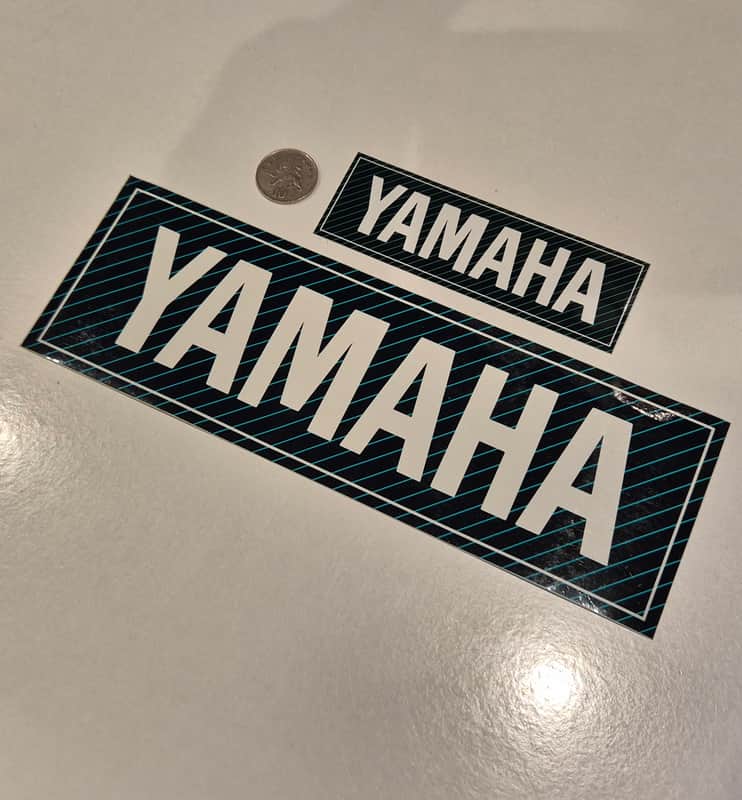 Yamaha stickers 1980s vintage image 1