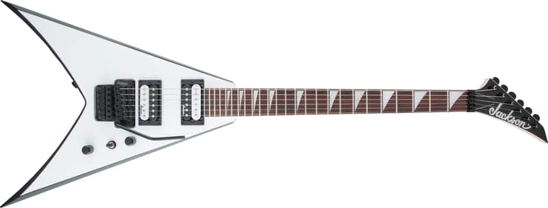 Jackson JS Series King V JS32 Amaranth FB White with Black Bevels