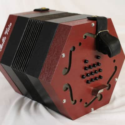NEW Chestnut Bella Vista Harper English Concertina Alto 30 Button G3-C6 image 2