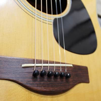 Vintage (1967) Yamaha FG180 Red Label Acoustic/Electric Guitar with LR Baggs pickup and Hardshell Case MIJ image 16