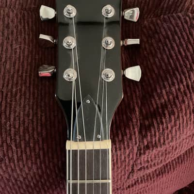 Austin Les Paul copy Gold top with hard shell case image 4