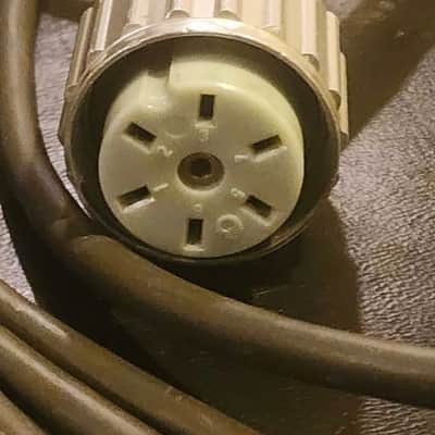 Neumann Vintage Original U47 U48 30' Swivel Mount Tube Microphone Cable 1960s image 4