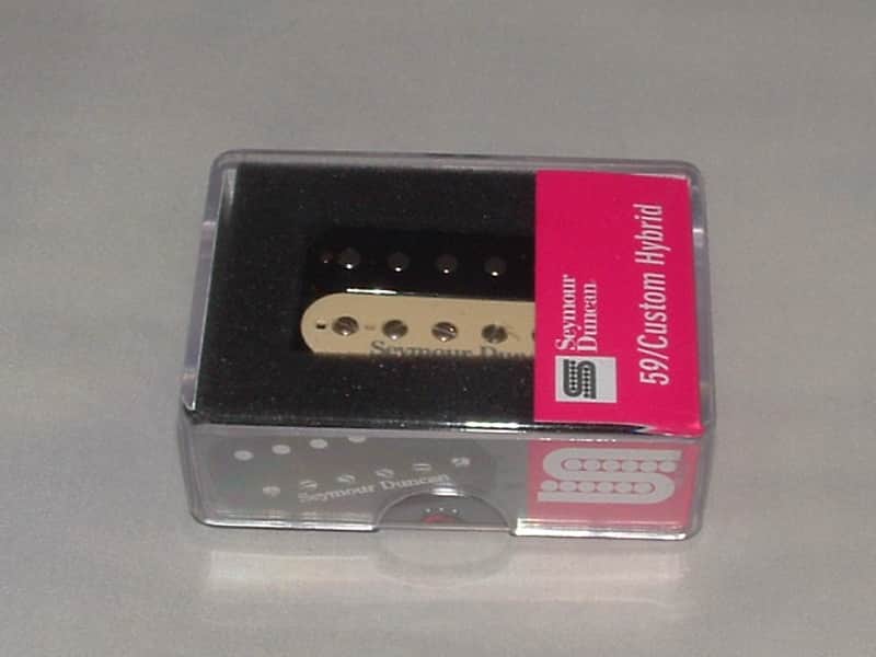 Seymour Duncan SH-16 '59 Custom Hybrid Humbucker Bridge Pickup (Zebra) - SH-16 Zebra image 1