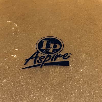 LP Aspire Congas Pair Natural w/ Double Stand image 2