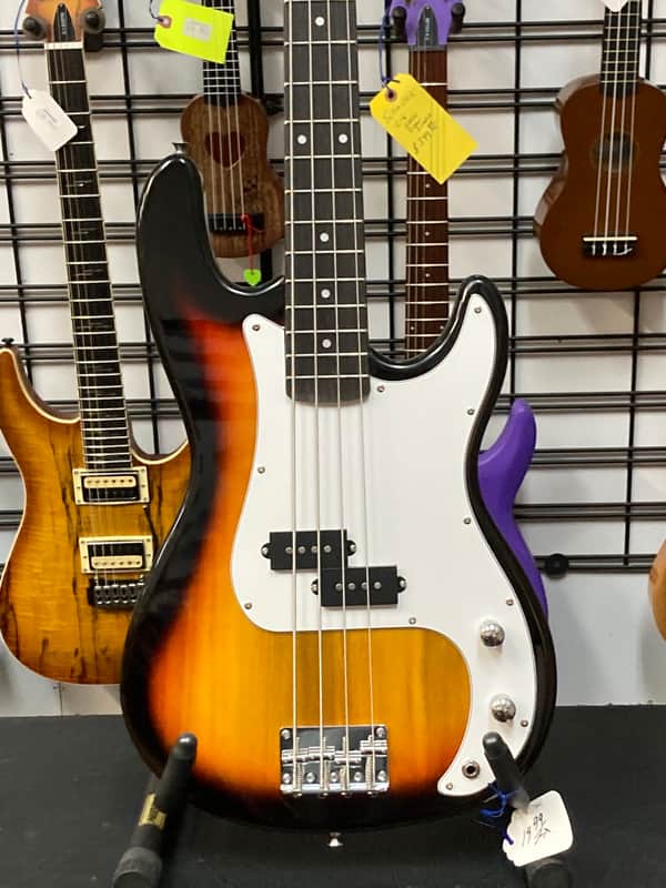 Full scale electric bass guitar 4 string / Ships fast ! image 1