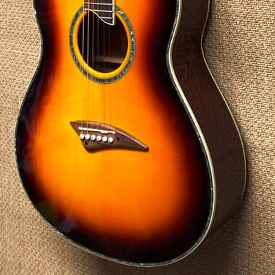 Dean Studio S Deluxe VS (Vintage Sunburst) Acoustic Guitar, Solid Spruce Top, Mahogany, Bag image 4