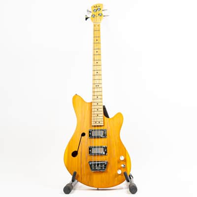 Malinoski Nero Bass #398 – 30" Short Scale Hollowbody with Handwound Type14HB Pickups image 2