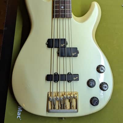 1989 - 1995 Fender Contemporary Precision Bass Lyte MIJ - Frost White image 2