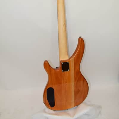 Yamaha TRBX174EW Mango Wood 4-String Electric Bass Guitar, Natural image 11