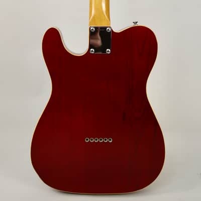 1981 Tokai TE-70WR Breezysound Telecaster MIJ See-Through Red 1-Piece Sen Body w/ OHSC image 8