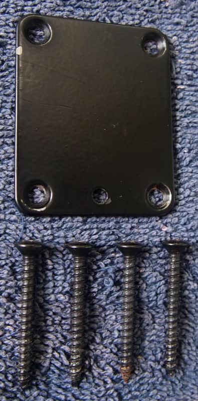 Vintage 90's PEAVEY Black Neck Plate U.S.A. image 1