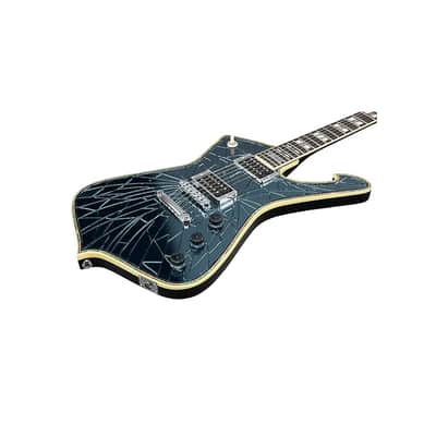 Ibanez PS3CM Paul Stanley Signature Black Cracked Mirror image 3
