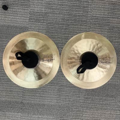 SABIAN SVAX18 18" SEAVINE MARCHING CYMBALS (PAIR) - 1708G, 1733G - FLOOR MODEL image 3