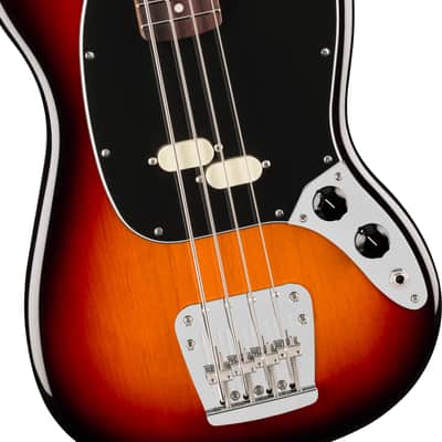 FENDER - American Professional Classic Mustang Bass Rosewood Fingerboard 3-Color Sunburst - 0198650300 image 3