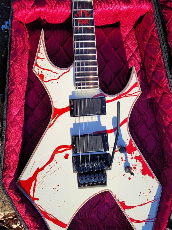 Joey Jordison BC Rich Warlock (Signed by Wednesday 13) With Coffin Case image 1