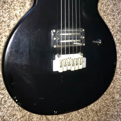 1996 Jackson JJ junior  electric guitar made in Japan wilkenson tremelo Black image 3