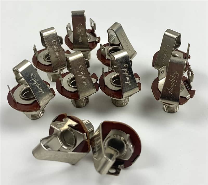 30pcs Epiphone Guitar Open Output 1/4'' Jack Socket For LP Les Paul / SG / ES image 1