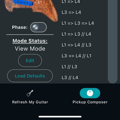 AMBROSONICS, LLC WOW, 23 Wirings! Bluetooth Programmable Pre-wired pickguard Pickup Director with FREE Pickup Composer App 2025 - Plain White image 20