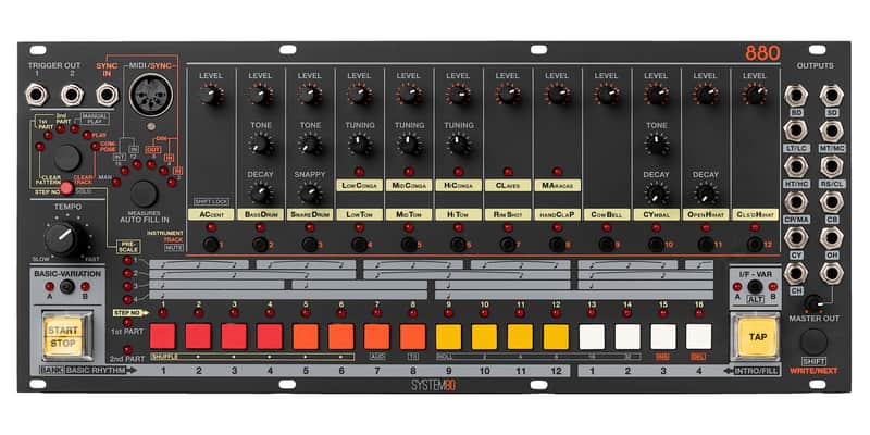SYSTEM 80 880 EURORACK DRUM MACHINE : BRAND NEW :  [DETROIT MODULAR] image 1