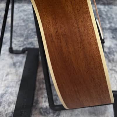 Dowina Mahogany Bona Vida - Cedar/Mahogany Parlor Sized Acoustic Guitar with Hardshell Case image 12
