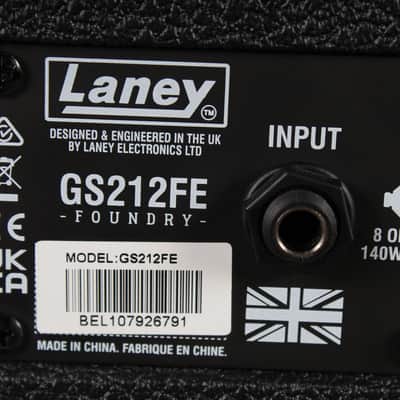 Laney IronHeart IRF-Dual Top Guitar Amplifier Head with GS212FE 2x12 Amp Cabinet image 16