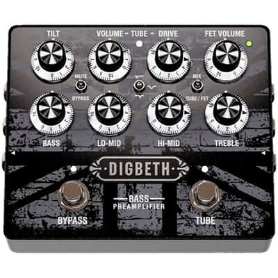 Laney Digbeth Series Bass Pre-Amp Effects Pedal Regular Black image 1