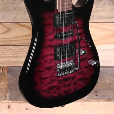 Ibanez GRX70QA Electric Guitar Transparent Violet Sunburst image 2