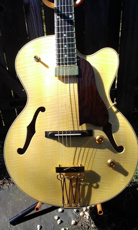 Yamaha AEX 1500 Archtop guitar *Blonde * MIJ * Martin Taylor Signature Model* Piezo image 1
