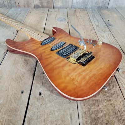 Tom Anderson Drop Top One of Two with Redwood Body 1991 - Honeyburst image 11